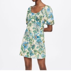 Mango floral dress